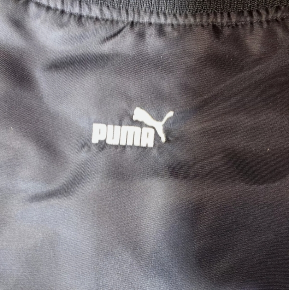 Vintage Puma Varsity Jacket Black/marone size L - Picture 2 of 12